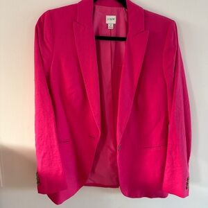 J. Crew Bright Hot Pink Women's Blazer